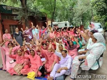 ਹੜਤਾਲ 'ਤੇ ਡੱਟੀਆਂ ਰਹੀਆਂ ਆਸ਼ਾ ਵਰਕਰਾਂ