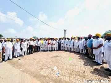 ਗਹਿਰੀ ਮੰਡੀ ਦੇ ਚੇਅਰਮੈਨ ਹਰਪਾਲ ਸਿੰਘ ਚੌਹਾਨ ਦੀ ਅਗਵਾਈ ਹੇਠ ਟਾਂਗਰਾ ਮੰਡੀ ਤੋ ਰੈਲੀ ਦੇ ਲਈ ਕਾਫਲਾ ਰਵਾਨਾ