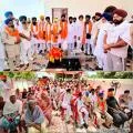 ਬਿੱਲਾ ਸ਼ੇਰੋਂ ਨੇ ਹੰਸਾਵਾਲਾ ਵਿਖੇ ਸੰਗਤ ਦਰਸ਼ਨ ਦੌਰਾਨ ਅਕਾਲੀ ਵਰਕਰਾਂ ਤੇ ਸੰਗਤ ਨਾਲ ਕੀਤਾ ਰਾਬਤਾ