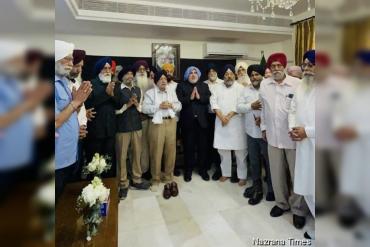 परमजीत सिंह सरना के नेतृत्व में सिख प्रतिनिधिमंडल ने ईरानी दूतावास पहुंचकर अयातुल्लाह अली खामेनेई के निधन पर शोक व्यक्त किया