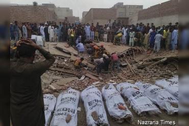 Roof Collapse at Lahore Tuition Centre Kills 14 Children; CM Orders Inquiry
